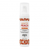 Разогревающее массажное масло Gourmet White Peach Organic с органическими ингредиентами - 50 мл. - Exsens - купить с доставкой в Нижнем Новгороде