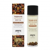 Органическое массажное масло TIGER EYE MACADAMIA - 100 мл. - Exsens - купить с доставкой в Нижнем Новгороде