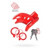 Красный мужской пояс верности из пластика - ToyFa - купить с доставкой в Нижнем Новгороде