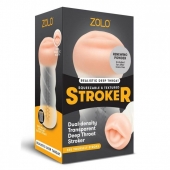 Мастурбатор-ротик ZOLO DEEP THROAT - Zolo - в Нижнем Новгороде купить с доставкой