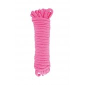 Розовая веревка для связывания Sweet Caress Rope - 10 метров - Sweet Caress - купить с доставкой в Нижнем Новгороде
