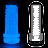 Светящийся в темноте мастурбатор Lumino Play Masturbator Ribbed - Lovetoy - в Нижнем Новгороде купить с доставкой