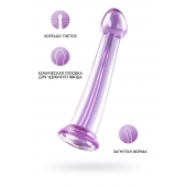 Фиолетовый фаллоимитатор Jelly Dildo M - 18 см. - Toyfa Basic в Нижнем Новгороде Фиолетовый фаллоимитатор Jelly Dildo M - 18 см. - Toyfa Basic