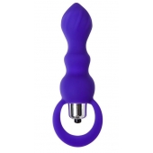 Фиолетовая анальная вибровтулка Curvy - 14 см. - ToyFa в Нижнем Новгороде Фиолетовая анальная вибровтулка Curvy - 14 см. - ToyFa