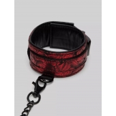 Красно-черные оковы Reversible Faux Leather Ankle Cuffs - Fifty Shades of Grey - купить с доставкой в Нижнем Новгороде