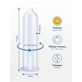 Презервативы MY.SIZE размер 53 - 10 шт. - My.Size - купить с доставкой в Нижнем Новгороде