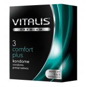 Контурные презервативы VITALIS PREMIUM comfort plus - 3 шт. - Vitalis - купить с доставкой в Нижнем Новгороде