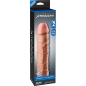 Телесная насадка Fantasy X-tensions Perfect 2  Extension - 20,3 см. - Pipedream - в Нижнем Новгороде купить с доставкой
