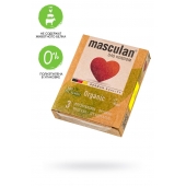 Экологически чистые презервативы Masculan Organic - 3 шт. - Masculan - купить с доставкой в Нижнем Новгороде