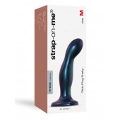 Темно-синяя насадка Strap-On-Me Dildo Plug Snaky size M - Strap-on-me - купить с доставкой в Нижнем Новгороде