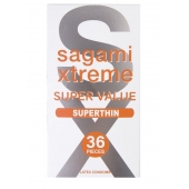 Ультратонкие презервативы Sagami Xtreme Superthin - 36 шт. - Sagami - купить с доставкой в Нижнем Новгороде