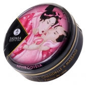 Массажная свеча Rose Petals с ароматом розы - 30 мл. - Shunga - купить с доставкой в Нижнем Новгороде