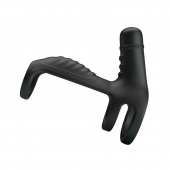 Черная вибронасадка на пенис Vibrating Penis Sling - Baile - в Нижнем Новгороде купить с доставкой