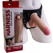 Страпон в подарочной упаковке: трусики с плугом и фаллоимитатор-насадка - 16 см. - LOVETOY (А-Полимер) - купить с доставкой в Нижнем Новгороде