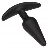 Черная конусовидная анальная пробка для ношения Boundless Slim Plug - 7,5 см. - California Exotic Novelties