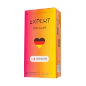 Презервативы EXPERT Hot Love с разогревающим эффектом - 12 шт.(+3 в подарок) - Expert - купить с доставкой в Нижнем Новгороде