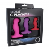 Набор из 3 цветных вибровтулок Nexus G-Play+ Trio - Nexus Range