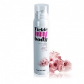 Массажная хрустящая пенка Tickle My Body Cherry Blossom с ароматом вишневого цвета - 150 мл. - Love to Love - купить с доставкой в Нижнем Новгороде