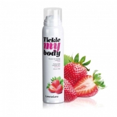 Массажная хрустящая пенка Tickle My Body Strawberry с ароматом клубники - 150 мл. - Love to Love - купить с доставкой в Нижнем Новгороде
