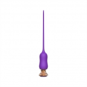 Фиолетовый тонкий стимулятор Nipple Vibrator - 23 см. - I-MOON - купить с доставкой в Нижнем Новгороде