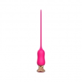 Розовый тонкий стимулятор Nipple Vibrator - 23 см. - I-MOON - купить с доставкой в Нижнем Новгороде