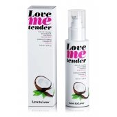 Съедобное согревающее массажное масло Love Me Tender Cocos с ароматом кокоса - 100 мл. - Love to Love - купить с доставкой в Нижнем Новгороде