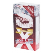 Ароматизированные презервативы Sagami Xtreme COLA - 10 шт. - Sagami - купить с доставкой в Нижнем Новгороде