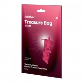 Розовый мешочек для хранения игрушек Treasure Bag M - Satisfyer - купить с доставкой в Нижнем Новгороде