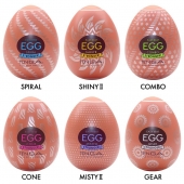 Набор из 6 мастурбаторов-яиц Tenga Egg Variety Pack V - Tenga - в Нижнем Новгороде купить с доставкой