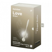 Белые вагинальные шарики Love Birds 1 - Satisfyer