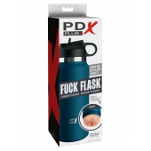 Мастурбатор-вагина в синей колбе F*ck Flask - Pipedream - в Нижнем Новгороде купить с доставкой