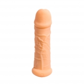 Телесный фаллоудлинитель Extra Size Bubbles - 15,5 см. - Lola Games - в Нижнем Новгороде купить с доставкой