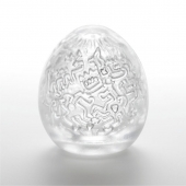 Мастурбатор-яйцо Keith Haring EGG PARTY - Tenga - в Нижнем Новгороде купить с доставкой