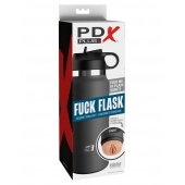 Серый мастурбатор в виде бутылки F*ck Flask - Pipedream - в Нижнем Новгороде купить с доставкой
