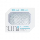 Прозрачный мастурбатор-стимулятор Tenga Uni Diamond - Tenga - в Нижнем Новгороде купить с доставкой
