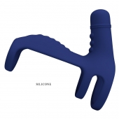 Синяя вибронасадка на пенис Vibrating Penis Sling - Baile - в Нижнем Новгороде купить с доставкой