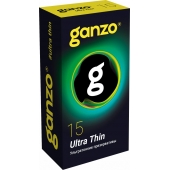 Прозрачные ультратонкие презервативы Ganzo Ultra thin - 15 шт. - Ganzo - купить с доставкой в Нижнем Новгороде