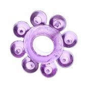 Мягкая фиолетовая гелевая насадка - Toyfa Basic - в Нижнем Новгороде купить с доставкой