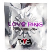 Прозрачное гелевое эрекционное кольцо с шипиками - Toyfa Basic - в Нижнем Новгороде купить с доставкой