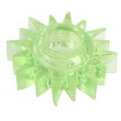 Зеленое эрекционное кольцо-солнце - Toyfa Basic - в Нижнем Новгороде купить с доставкой