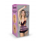 Двусторонний мастурбатор Misha Maver - 22 см. - ФлешНаш - в Нижнем Новгороде купить с доставкой