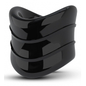 Черное эрекционное кольцо на мошонку Beef Ball Stretcher Snug X Long - Blush Novelties - в Нижнем Новгороде купить с доставкой