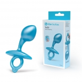 Голубая анальная пробка для массажа простаты Bulb Silicone Prostate Plug - 10,7 см. - b-Vibe - в Нижнем Новгороде купить с доставкой