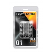 Прозрачная насадка с шипами STAY HARD COCK SLEEVE 01 CLEAR - Blush Novelties - в Нижнем Новгороде купить с доставкой