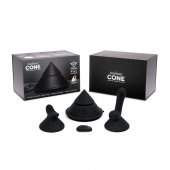 Конусный вибромассажер Cowgirl Cone с 2 насадками - CowGirl - купить с доставкой в Нижнем Новгороде