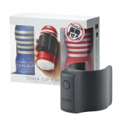 Набор Tenga Cup Vibrator 1st Set: вибратор Cup Vibrator, мастурбатор Original Vacuum Cup, мастурбатор Premium Original Vacuum Cup - Tenga - в Нижнем Новгороде купить с доставкой