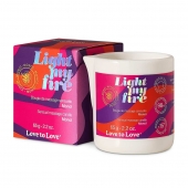 Массажная свеча Light My Fire с ароматом моной - 80 мл. - Love to Love - купить с доставкой в Нижнем Новгороде