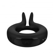 Черное эрекционное кольцо Marry Me Rechargeable Vibrating Cockring - Adrien Lastic - в Нижнем Новгороде купить с доставкой