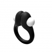 Черное эрекционное кольцо Zippy Vibrating Ring With Bullet - Adrien Lastic - в Нижнем Новгороде купить с доставкой