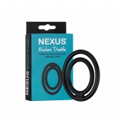 Черное двойное эрекционное кольцо Nexus Enduro Double - Nexus Range - в Нижнем Новгороде купить с доставкой